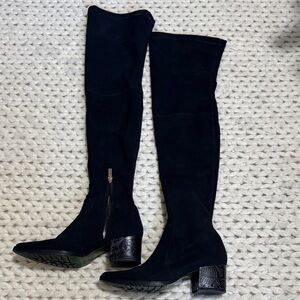 Donald Pliner David & Lisa Signature black over the knee Italian Frenzy Boots 8